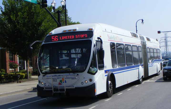 Nashville MTA NABI 60-BRT 182